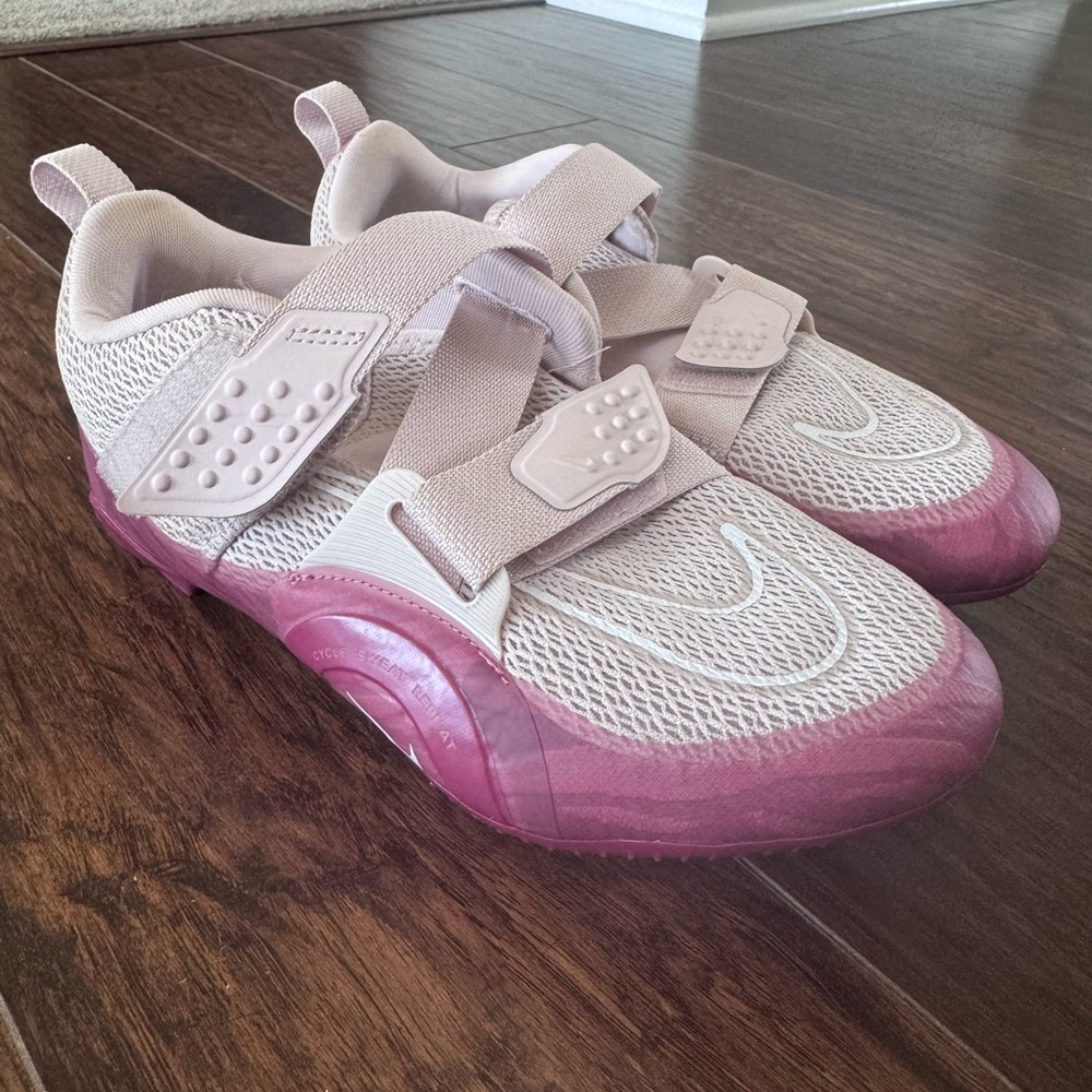 Nike Blush and Beige Cycling Shoes